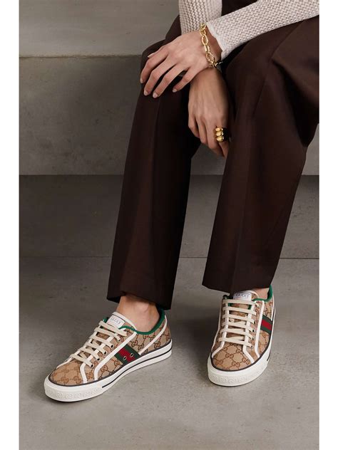 gucci sneaker 1977|gucci tennis 1977 platform sneakers.